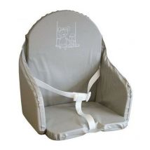 Looping - Coussin Chaise Haute Sangles Gris Perle