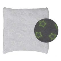 Coussin avec étoiles phosphorescentes 40 cm Gris