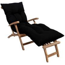 Bananair - Coussin Bain de Soleil - 195x65x15 cm Noir