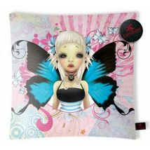 Coussin blanc gothic Lolita