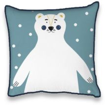 Coussin enfant imprimé en coton 40x40cm