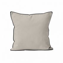 Coussin en microfibre lavée 40x40 cm boheme lin, par Soleil d'Ocre