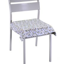 Coussin carré beige optique cm40x40h4