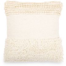Coussin de style boho Bali - Housse et Rembourrage inclus - Mantra Blanc
