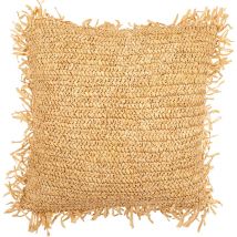 Privatefloor - Coussin de style boho Bali - Housse et Rembourrage inclus - Alicia Naturel