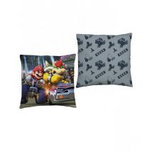 Coussin Carré Nin Super Mario Course - 40 cm x 40 cm