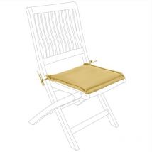 Bizzotto - Coussin carré poly moutarde 40x40