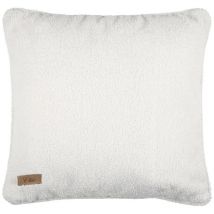 Coussin carré - Effet bouclette Ecru 50x50 cm