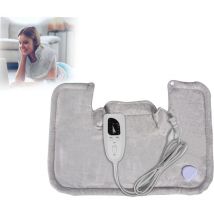 Coussin chauffant pour le cou, grand coussin chauffant électrique pour le cou et les épaules avec 10 réglages de chaleur, coussin chauffant pour