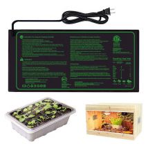 Tapis chauffant pour semis Crea 50x25CM Tapis chauffant pour semis imperméable et durable adapté à la culture de l'eau intérieure en hiver, à la