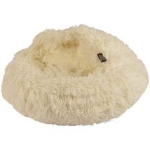 Coussin chausson Fluffy Ecru