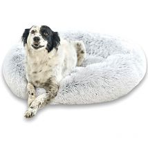 One Pets-top - Coussin Chien Chat Apaisant 80cm Dodo Donut Confort+ Rond Doux Cocoon Puppy Love Panière Anti Stress Lit Panier Petit Soutien