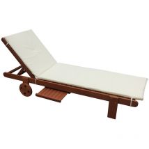 Habitat Et Jardin - Coussin pour Bain de soleil en bois exotique