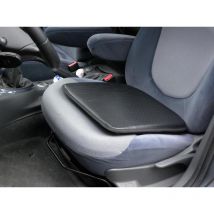Coussin de luxe -Leather Look- noir