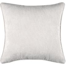 Coussin – 45 x 45 cm – Antoine effet velours côtelé – 100% polyester – Ecru