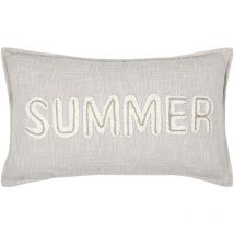 Coussin coton naturel summer Naturel 30x50 cm