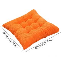 Coussin, coussin de chaise, coussin de siège touffeté extérieur/intérieur, coussin de siège carré de grande taille, coussin doux pour jardin