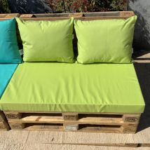 Homemaison - Coussin d'assise pour palette Vert clair 80x120x10 cm
