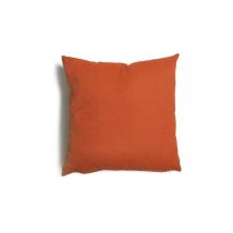 Coussins de'coratifs tulipe 4 pcs avec housses amovibles 60% polyester 40% coton rouille 57x57 cm rembourrage en copeaux de mousse de polyure'thane