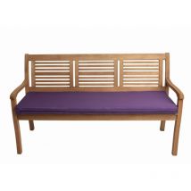 Coussin de banc de jardin 130x60x7cm assise, coussin de banc de jardin, coussin de balancelle de jardin Violet, coussin d'assise plat