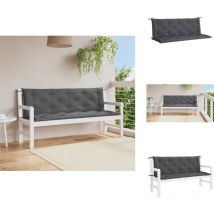 Coussin de banc de jardin anthracite tissu oxford - Coussin De Banc - Coussin D'extérieur - Coussin Jardin - Décoration Intérieur - Coussin