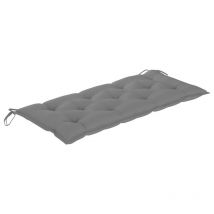 Sweiko - fimei Coussin de banc de jardin Gris 120x50x7 cm Tissu