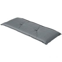 Madison - Coussin de banc Basic 120x48 cm gris