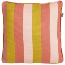 Coussin de canapé, bandes multicolores