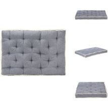 Coussin de canapé palette Bleu 120x80x10 cm - Coussin De Canapé - Coussin Palette - Décoration Intérieure - Coussin Extérieur - Housse De Coussin