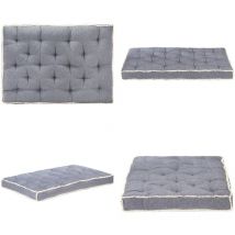 Coussin de canapé palette Bleu 120x80x10 cm - Coussin De Canapé - Coussin Palette - Décoration Intérieure - Coussin Extérieur - Housse De Coussin
