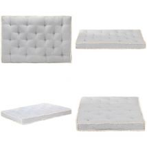 Coussin de canapé palette Gris 120x80x10 cm - Coussin De Canapé - Coussin Palette - Décoration Intérieure - Coussin Extérieur - Housse De Coussin