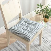 Coussin de Chaise 40x40 cm,Coussins (bleu)