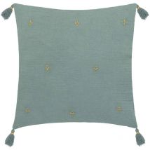 Coussin de chaise brodé rectangulaire Starke