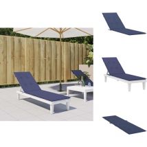 Coussin de chaise de terrasse bleu marine tissu oxford - Coussin De Chaise - Coussin De Terrasse - Coussin Extérieur - Coussin Décoratif - Coussin