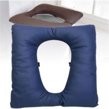 Coussin de chaise de toilette anti-escarres, coussin de chaise de douche en polyuréthane épais et doux pour table de chevet, chaise percée, chaise de
