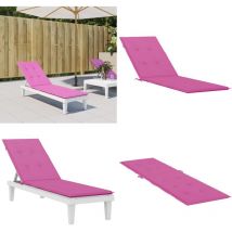 Coussin de chaise longue rose tissu oxford - Coussin De Chaise - Coussin D'extérieur - Coussin Terrasse - Coussin Décoratif - Coussin Rose - Home &