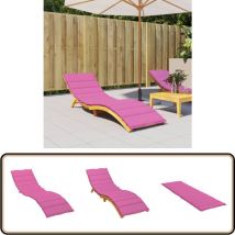 Coussin de chaise longue rose tissu oxford - Coussin De Chaise Longue - Coussin D'extérieur - Coussin Décoratif - Coussin Rose - Coussin Imperméable
