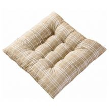 Coussin de chaise en mousse à mémoire de forme - Confortable et lavable - 15,7 x 15,7 pouces