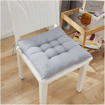 Tonchean - Coussin de Chaise,40 x 40 cm, avec Sangles,Coussin d'Assise Intérieur et Extérieur Oreiller Carré 5cm Epais pour Maison Salle à Manger