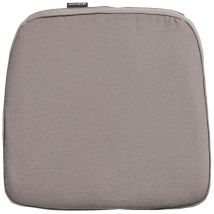 Madison - Coussin de siège pour chaise de jardin en osier Panama taupe