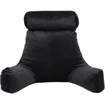 Coussin de lecture Velours - 65x80 cm Noir Bananair