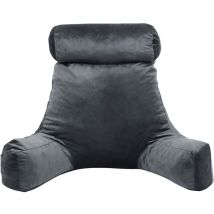 Bananair - Coussin de lecture Velours - 65x80 cm Gris clair