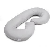 Coussin de maternité gris clair Flumi forme c