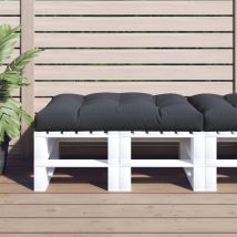 Maisonchic - Coussin de palette, Coussin de siège anthracite 120x80x12 cm tissu KLZ83906 design in