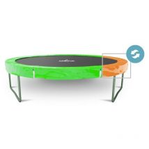 Jump4fun - Coussin de protection des ressorts pour Trampoline, réversible orange / vert pomme : ø 6Ft