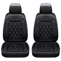 Coussin de siège chauffant 12 v pour coussin de siège de voiture, housse de siège de voiture chauffante rapidement, température réglable avec sangle