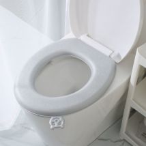 Feiyue - Coussin de siège de toilette universel eva amélioré et imperméable, épais, quatre saisons, type pâte, pour siège de toilette domestique,