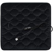 Coussin de siège de voiture chauffant USB, coussin chauffant électrique 5V, housse chauffante antidérapante pour chaise, chaise de bureau chaude