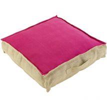 Coussin de sol Belitas Framboise 45cm