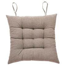Coussin de sol- Coussin épaissi- antidérapant, 43x43cm- marron